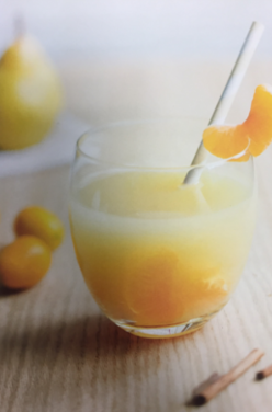 Cocktail vitaminé clémentine – poire – cannelle