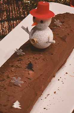 Bûche de Noël au chocolat