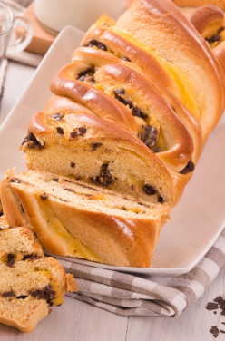 Brioche aux pépites de chocolat