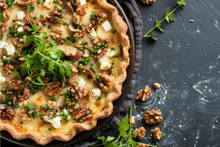 TARTE AU BLEU DU VERCORS ET AUX NOIX